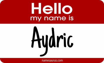 Hello my name is Aydric png download