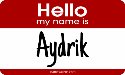 Hello my name is Aydrik png download