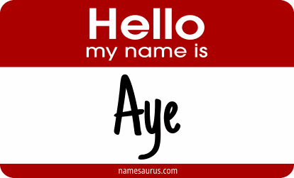 Hello my name is Aye png download