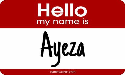 Hello my name is Ayeza png download