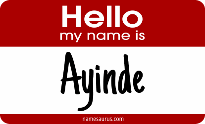 Hello my name is Ayinde png download