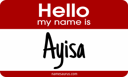 Hello my name is Ayisa png download