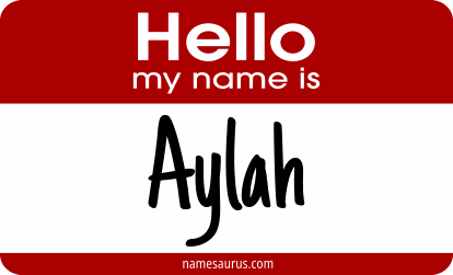 Hello my name is Aylah png download