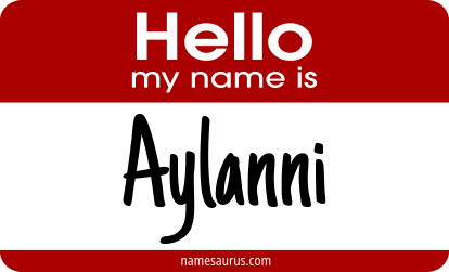Hello my name is Aylanni png download
