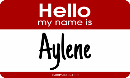 Hello my name is Aylene png download