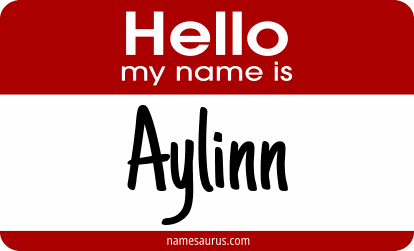 Hello my name is Aylinn png download
