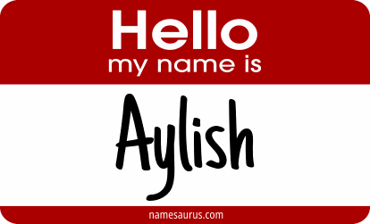Hello my name is Aylish png download