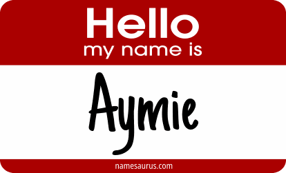 Hello my name is Aymie png download