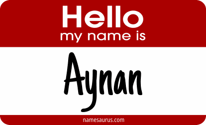 Hello my name is Aynan png download