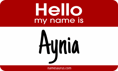 Hello my name is Aynia png download