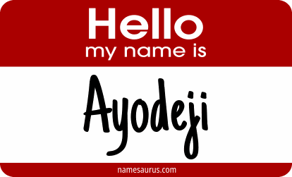 Hello my name is Ayodeji png download
