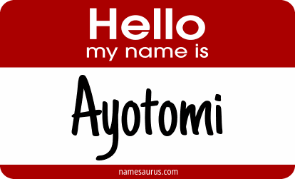 Hello my name is Ayotomi png download