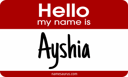Hello my name is Ayshia png download