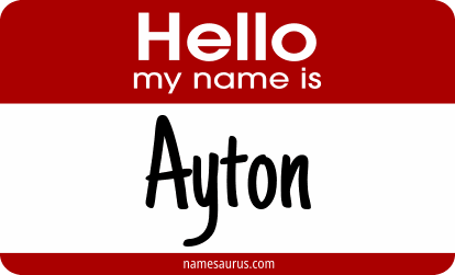 Hello my name is Ayton png download