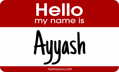 Hello my name is Ayyash png download