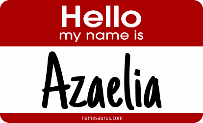 Hello my name is Azaelia png download