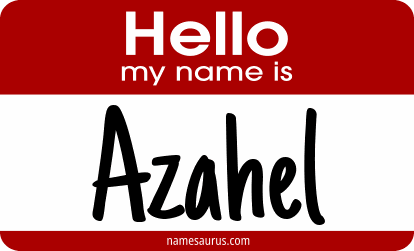 Hello my name is Azahel png download
