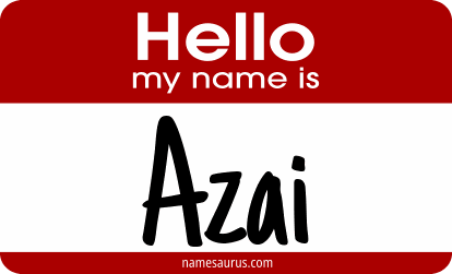 Hello my name is Azai png download