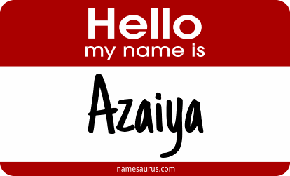 Hello my name is Azaiya png download