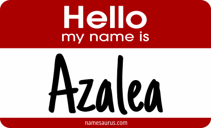 Hello my name is Azalea png download