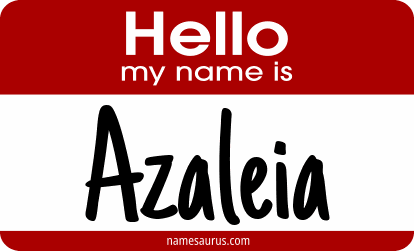 Hello my name is Azaleia png download