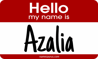 Hello my name is Azalia png download