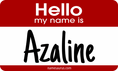 Hello my name is Azaline png download