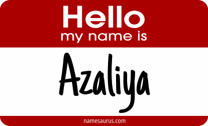 Hello my name is Azaliya png download