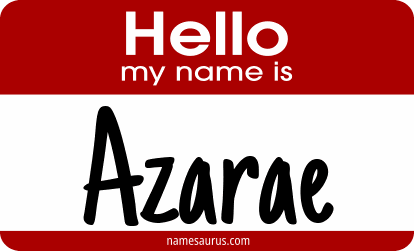 Hello my name is Azarae png download