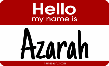 Hello my name is Azarah png download