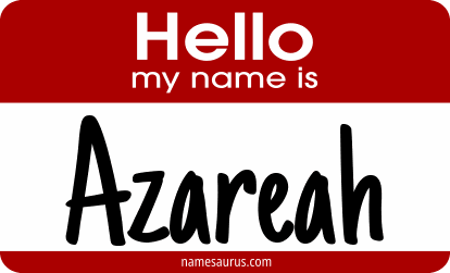 Hello my name is Azareah png download