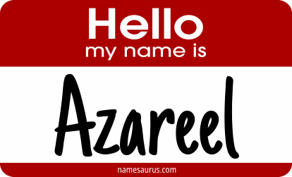 Hello my name is Azareel png download