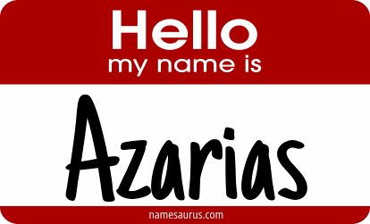 Hello my name is Azarias png download