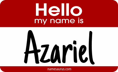 Hello my name is Azariel png download