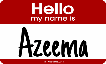 Hello my name is Azeema png download