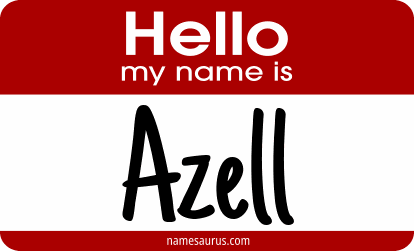 Hello my name is Azell png download