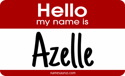 Hello my name is Azelle png download
