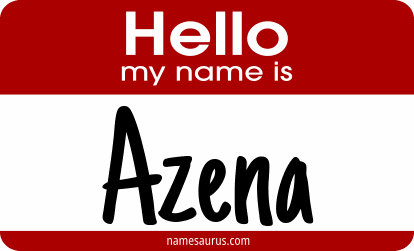 Hello my name is Azena png download