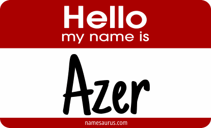 Hello my name is Azer png download