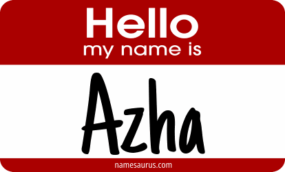 Hello my name is Azha png download