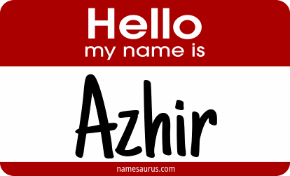 Hello my name is Azhir png download