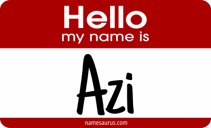 Hello my name is Azi png download
