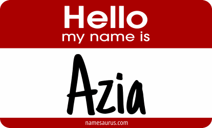 Hello my name is Azia png download