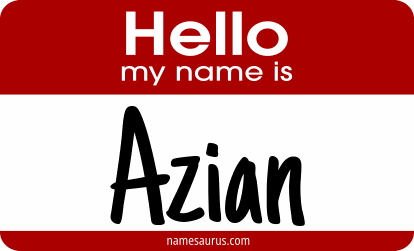 Hello my name is Azian png download