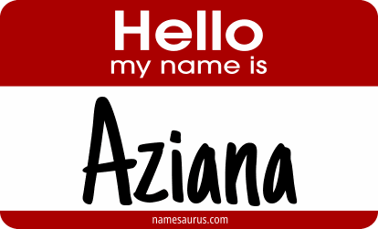Hello my name is Aziana png download