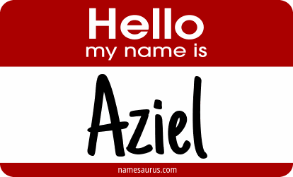 Hello my name is Aziel png download