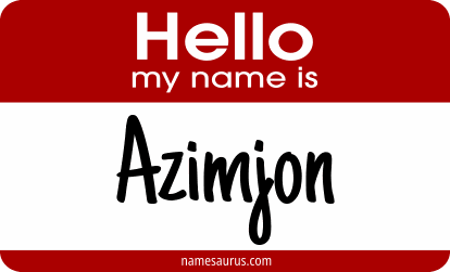 Hello my name is Azimjon png download