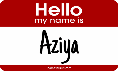 Hello my name is Aziya png download