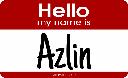 Hello my name is Azlin png download