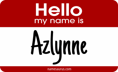 Hello my name is Azlynne png download